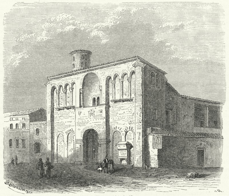 Palác Theoderika Velikého v Ravenně od Bruno Heinrich Strassberger