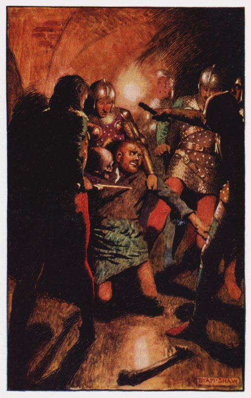Ilustrace pro The Cloister and The Hearth od Charlese Reade (barevné lito) od Byam (after) Shaw