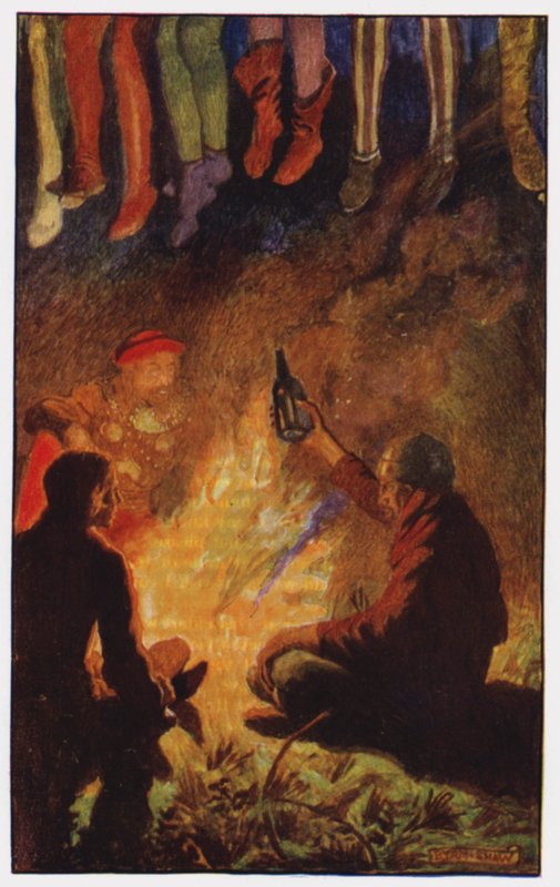Ilustrace pro The Cloister and The Hearth od Charlese Reade (barevné lito) od Byam (after) Shaw