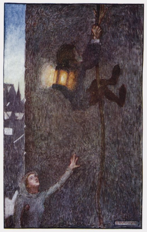 Ilustrace pro The Cloister and The Hearth od Charlese Reade (barevné lito) od Byam (after) Shaw