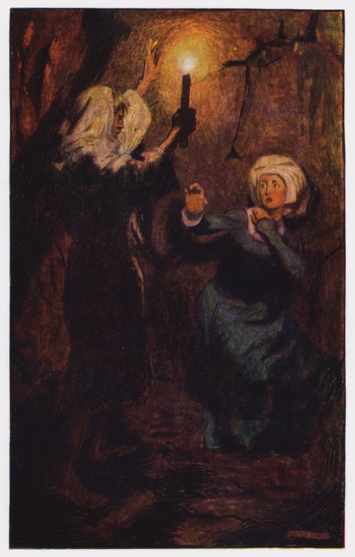 Ilustrace pro The Cloister and The Hearth od Charlese Reade (barevné lito) od Byam (after) Shaw
