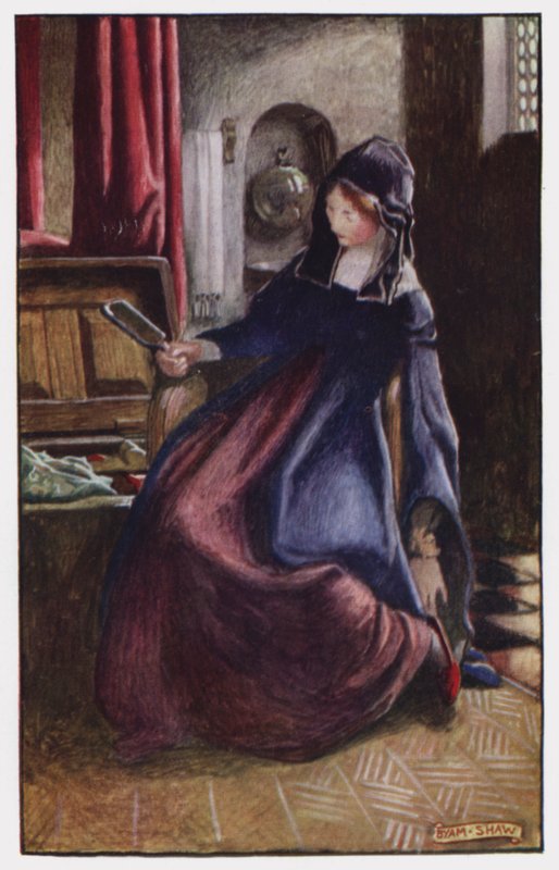 Ilustrace pro The Cloister and The Hearth od Charlese Reade (barevné lito) od Byam (after) Shaw