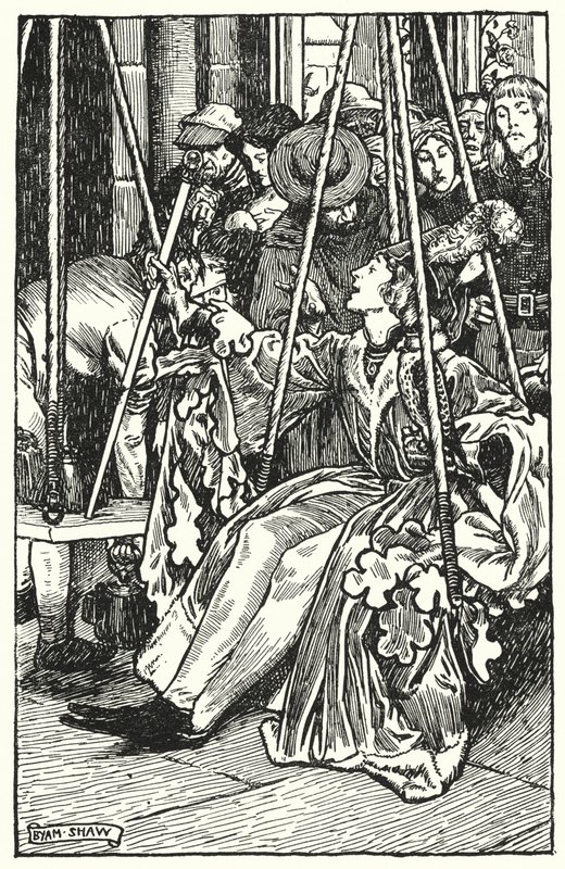 Ilustrace pro The Cloister and The Hearth od Charlese Reade (litho) od Byam (after) Shaw