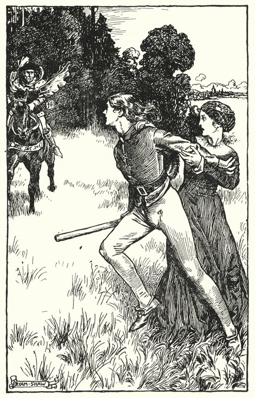 Ilustrace pro The Cloister and The Hearth od Charlese Reade (litho) od Byam (after) Shaw