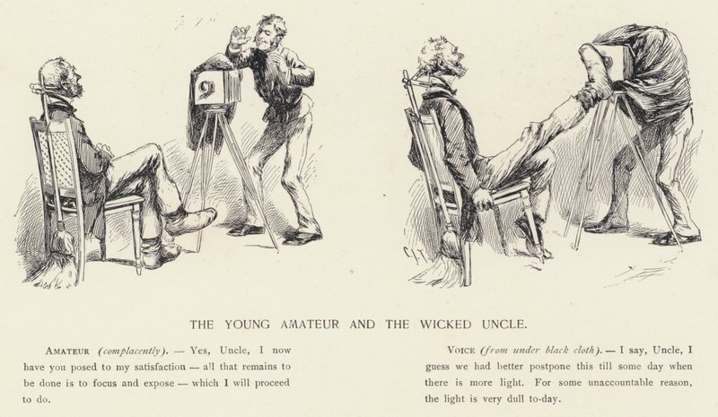Mladý amatér a zlý strýc (litho) od C.J. Taylor