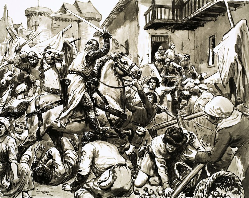 Hans Bohm je násilím převezen na hrad Wurzburg od C.L. Doughty