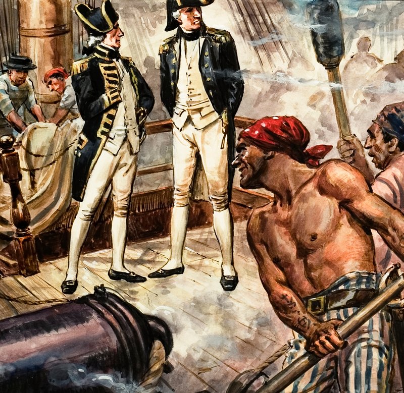 Nelson v bitvě u Trafalgaru od C.L. Doughty