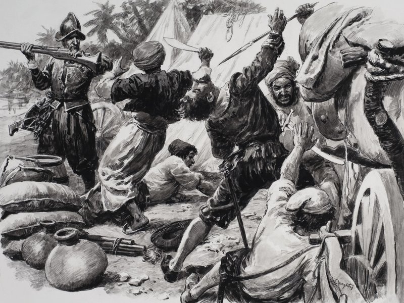 Španělé bojují s Araby od C.L. Doughty