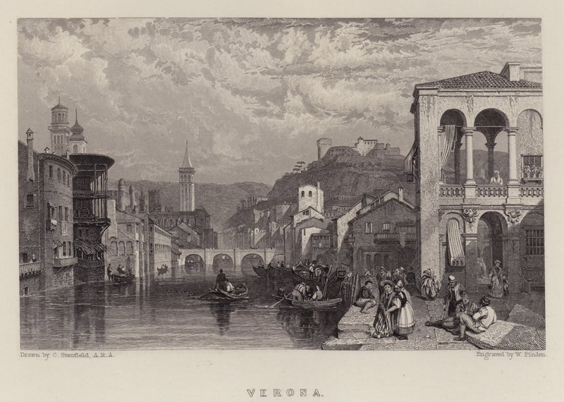Verona (barevné lito) od C. (after) Stanfield