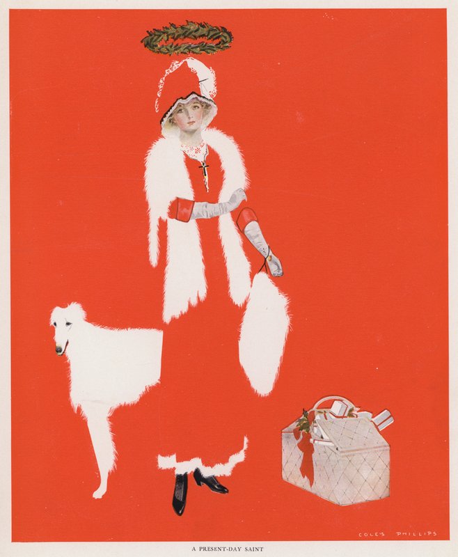 Dívka Coles Phillips, Svatá současnosti (barevné lito) od C. Coles Phillips