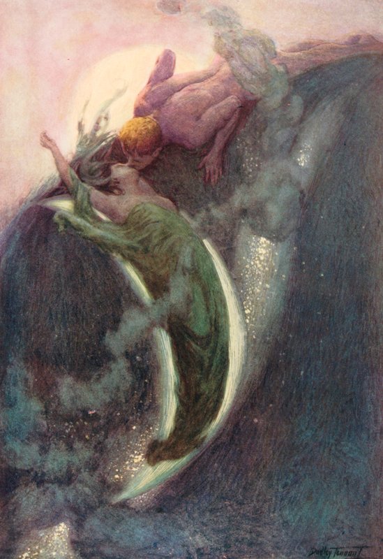 Svítání (barevné lito) od C. Dudley (after) Tennant