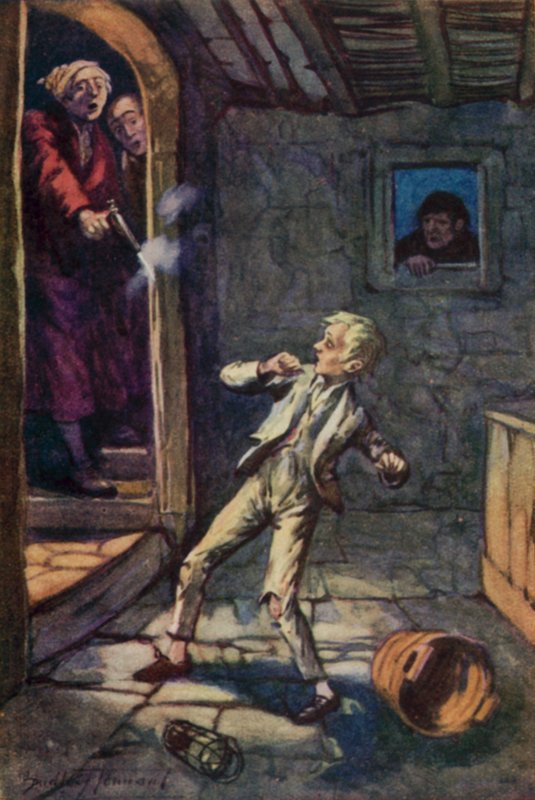 Ilustrace pro Oliver Twist od Charlese Dickense (barevné lito) od C. Dudley (after) Tennant
