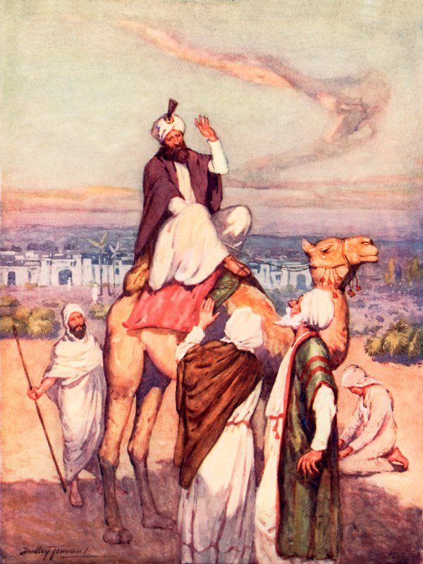 Mohamed: Arabský zakladatel velkého náboženství (barevné lito) od C. Dudley Tennant