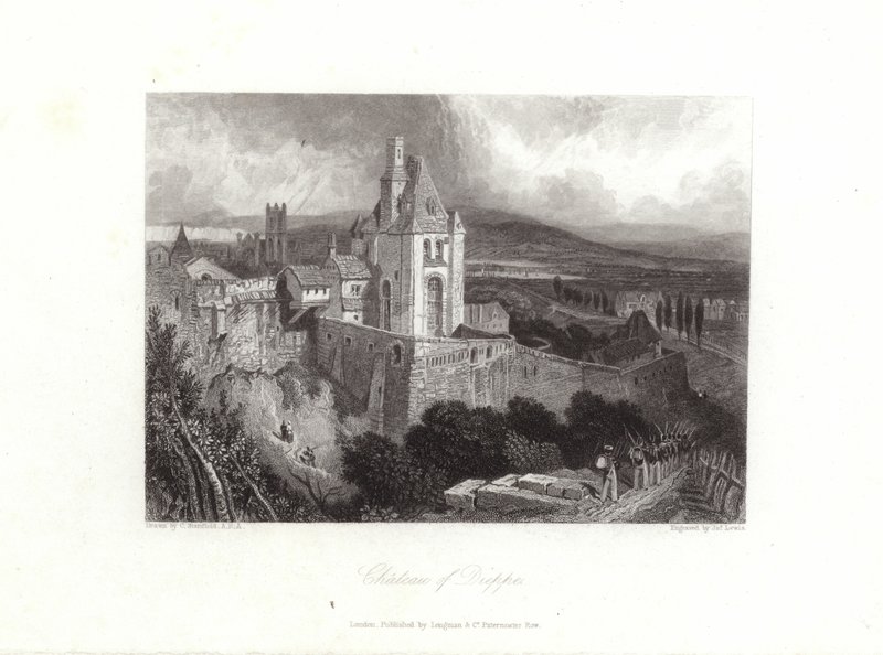Zámek Dieppe od C. Stanfield