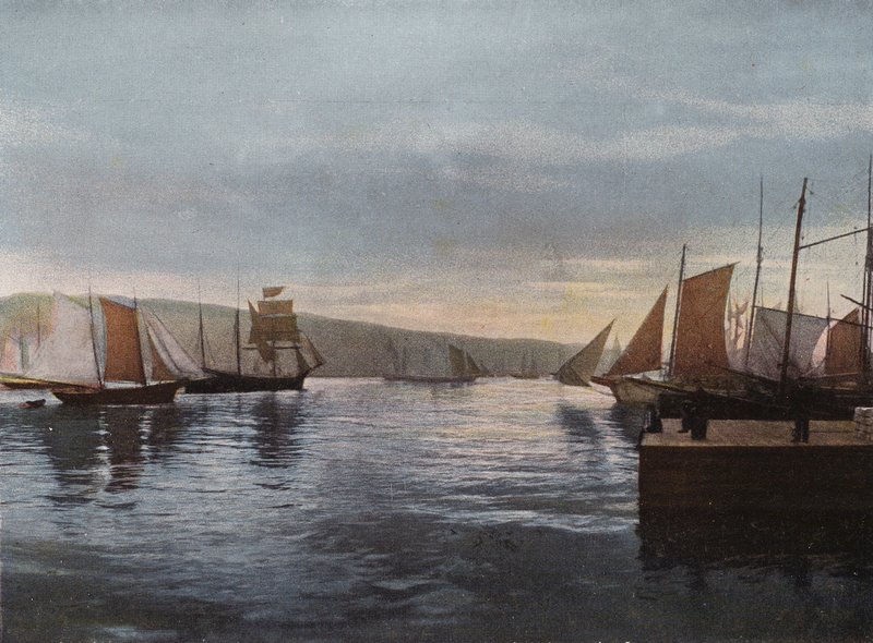 Mlhavé ráno v přístavu, St John