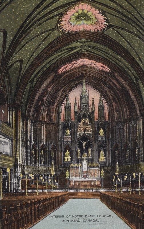 Interiér kostela Notre Dame, Montreal, Kanada (foto) od Canadian Photographer