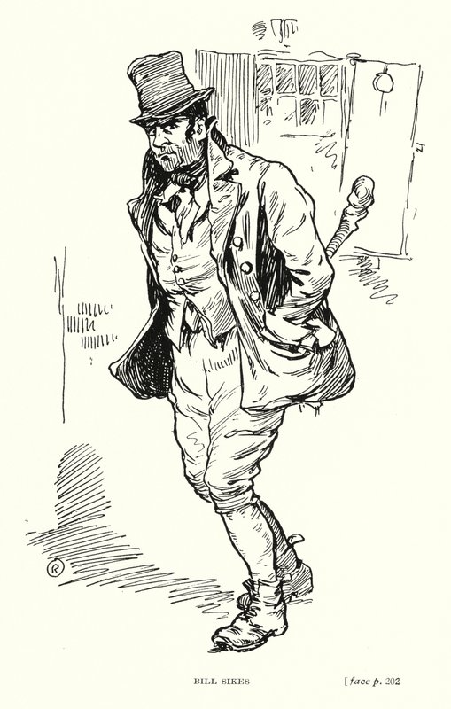 Postava Dickense: Bill Sikes (litho) od Captain Edward Henry Handley Read
