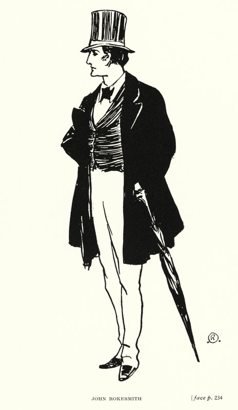 Postava Dickense: John Rokesmith (litho) od Captain Edward Henry Handley Read
