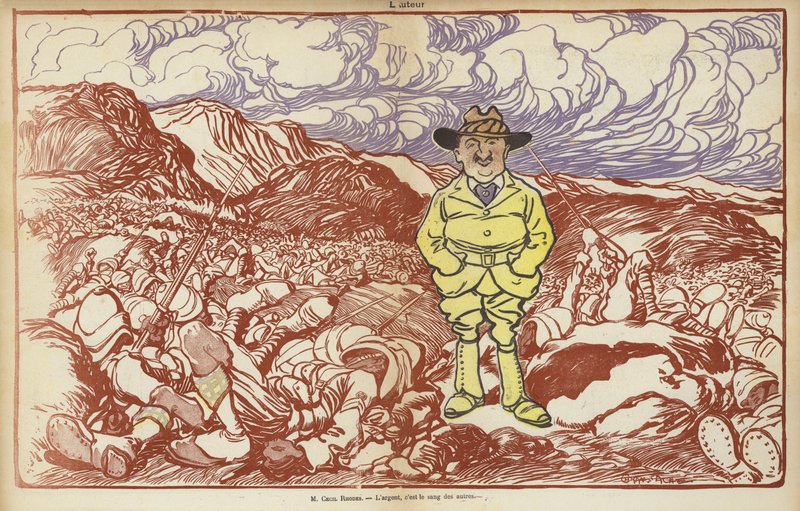 Cecil Rhodes, ilustrace pro Le Rire od Caran d Ache