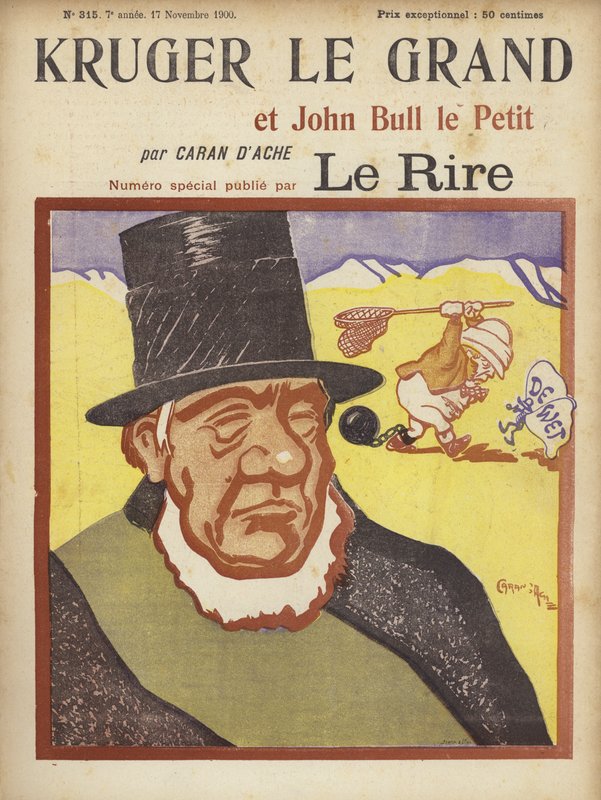 Paul Kruger, ilustrace pro Le Rire od Caran d Ache