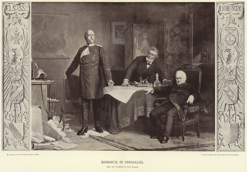 Bismarck ve Versailles od Carl Ernst Ludwig Wagner