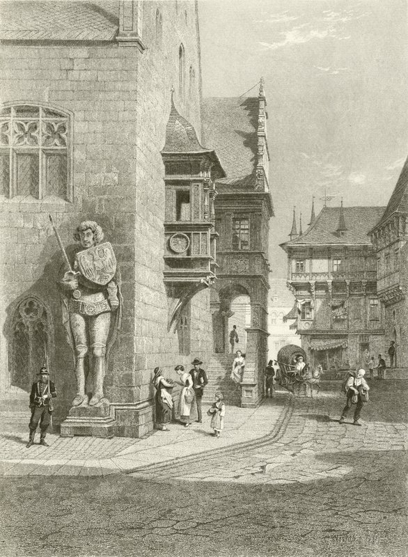 Radnice, Halberstadt od Carl Friedrich Heinrich Werner