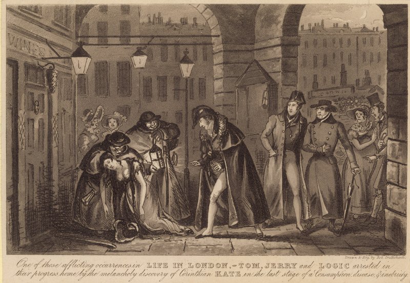 Jedna z těch bolestných událostí v Life in London od Carl Georg Adolph Hasenpflug