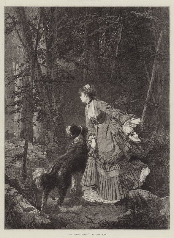 Lesní paseka od Carl Heinrich Hoff