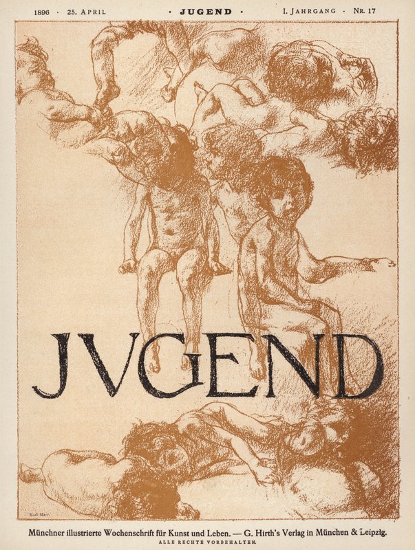 Titulní ilustrace časopisu Jugend od Carl Marr