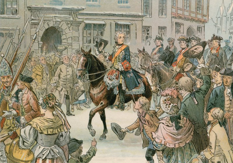 Fridrich Veliký (1712-1786) dobytí města Wroclaw v roce 1741 od Carl Rohling
