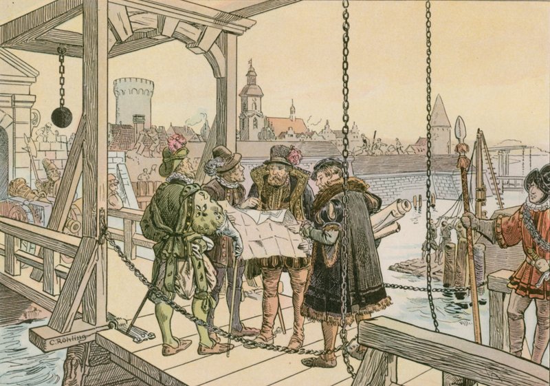 John George s plány na Spandau Citadel v roce 1580 od Carl Rohling