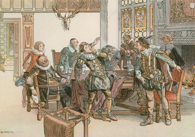 Jan Zikmund v konfliktu s hrabětem Palatinem z Neuburgu v roce 1613 od Carl Rohling
