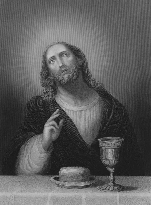 Vykupitel (rytina) od Carlo (after) Dolci