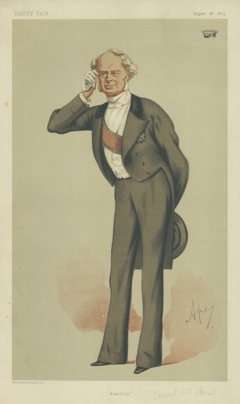 hrabě Beust od Carlo Pellegrini