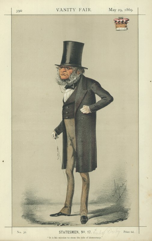Earl Derby od Carlo Pellegrini