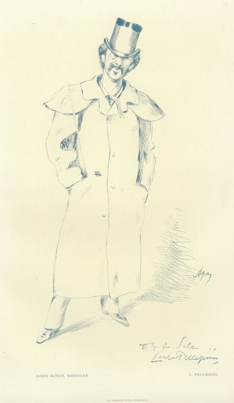 James Abbott McNeill Whistler od Carlo Pellegrini