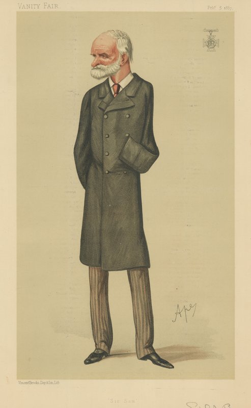 Generálporučík Sir Samuel James Browne od Carlo Pellegrini