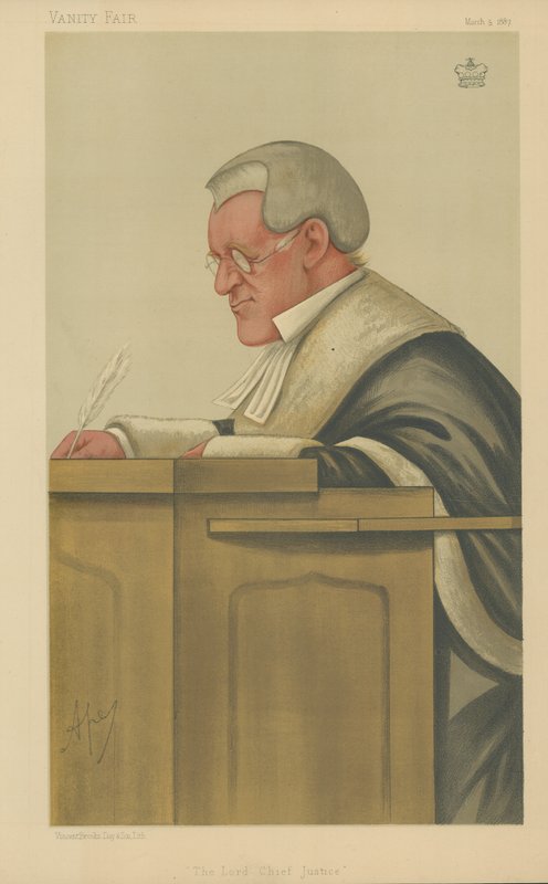 Lord Coleridge od Carlo Pellegrini