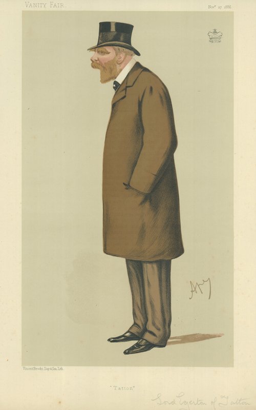 Lord Egerton z Tattonu od Carlo Pellegrini
