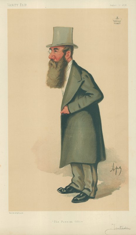 Lord Tenterden, Ministerstvo zahraničí, 17. srpna 1878, karikatura Vanity Fair od Carlo Pellegrini