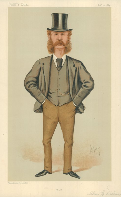 Pan Charles Henry Wilson, Hull, 21. února 1885, karikatura Vanity Fair od Carlo Pellegrini