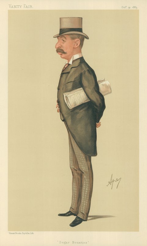 Pan Charles Thomson Ritchie, Sugar bonties, 31. října 1885, karikatura Vanity Fair od Carlo Pellegrini