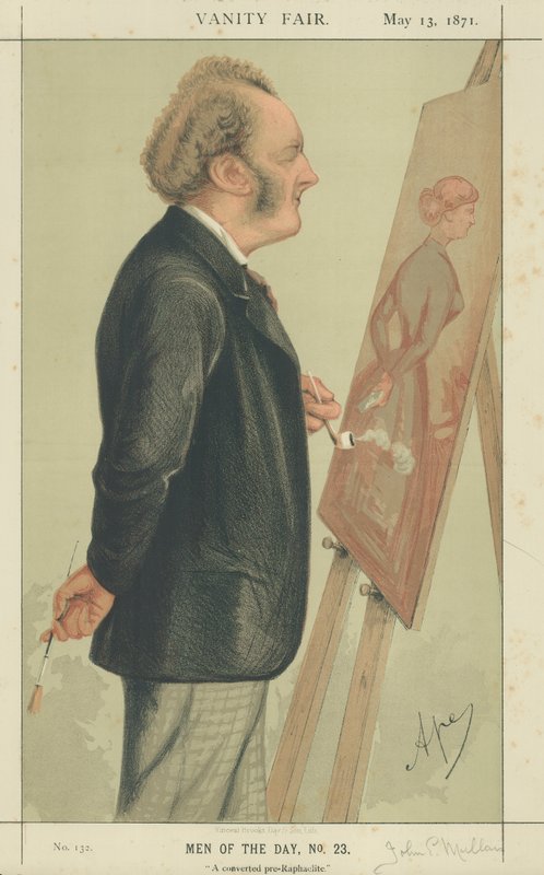Pan John Everett Millais od Carlo Pellegrini