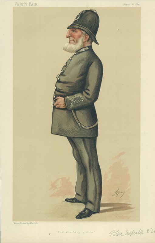 Policejní inspektor Ebenezer Denning od Carlo Pellegrini