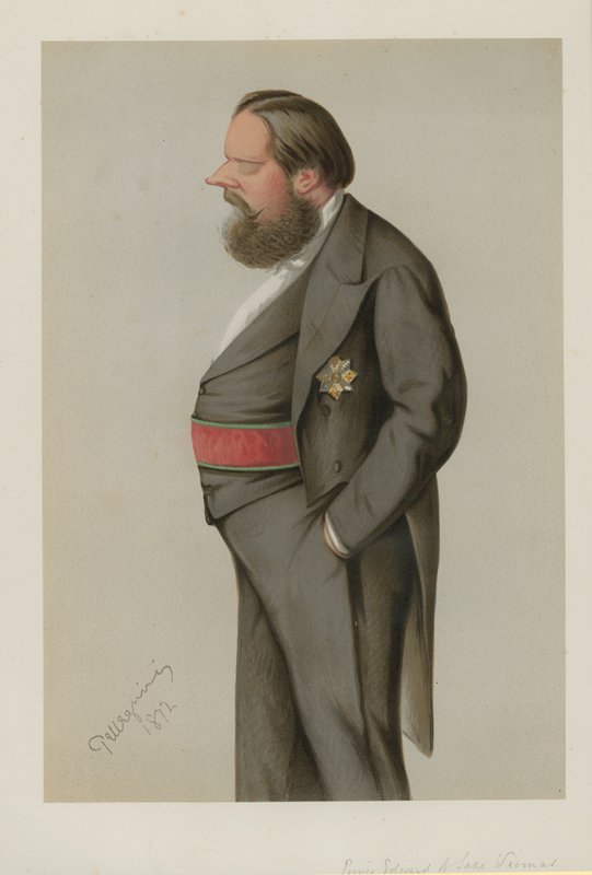 princ Edward Saxe Weimar od Carlo Pellegrini