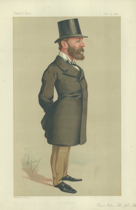 Kontraadmirál lord John Hay od Carlo Pellegrini