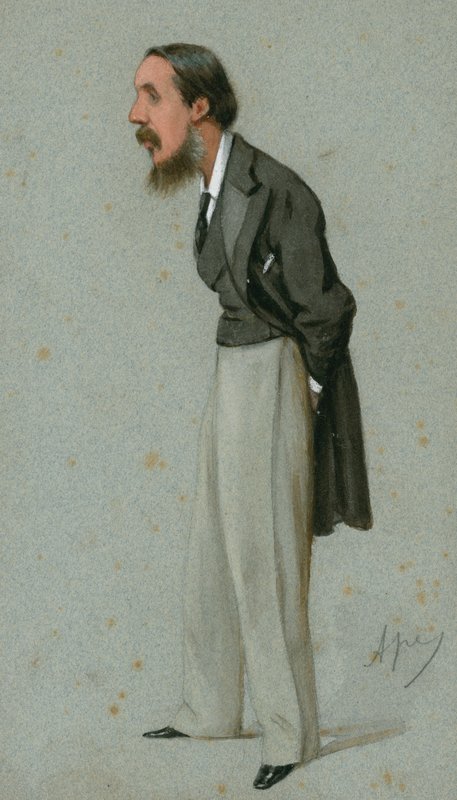 Rivers Wilson, karikatura Vanity Fair, 9. listopadu 1878, původní umělecká díla od Carlo Pellegrini