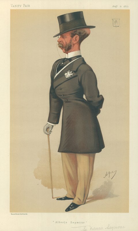 Sir Francis Seymour, Albert Seymour, 11. srpna 1877, karikatura Vanity Fair od Carlo Pellegrini