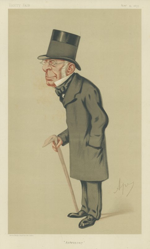 Sir George Biddell Airy od Carlo Pellegrini