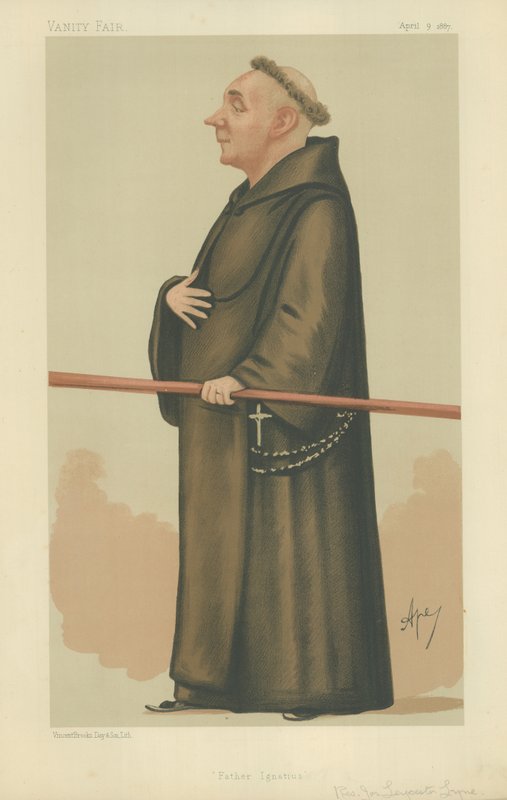 Rev Joseph Leycester Lyne od Carlo Pellegrini